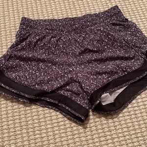 Athleta Printed mesh racer run short 4”